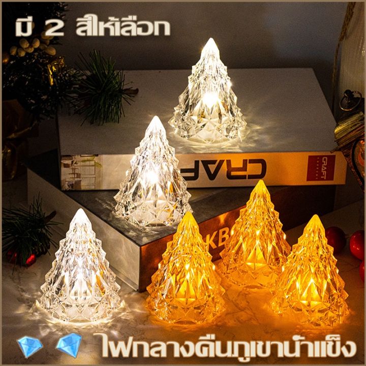 ewyn-พร้อมส่ง-โคมไฟ-led-อะคริลิค-คริสต์มาสไฟประดับ-ไฟกลางคืนภูเขาน้ําแข็ง-สําหรับตกแต่งต้นคริสต์มาส-ร้านอาหาร