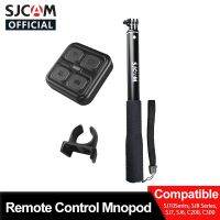 SJCAM Remote Control Selfie Stick Monopod Aluminum For SJCAM C300 SJ6 SJ7 Star SJ8PRO SJ8PLUS SJ10 pro SJ10X C200 Action camera Adhesives Tape