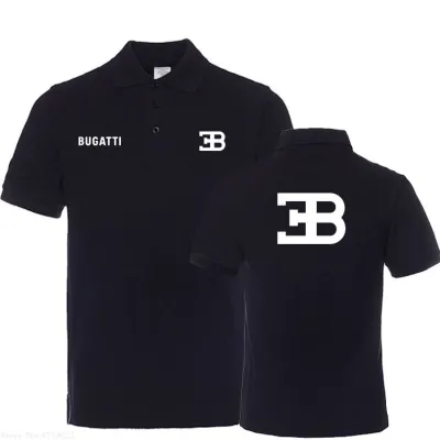 Summer Men Cotton Short Sleeve Bugatti polo Shirt Clothes Jerseys solid colour Polos shirt Big Size 3XL tops