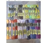 35 NEW DM*C Colors Cotton Floss Cross stitch Embroidery Thread 6 Strands Double Mercerized Singed Egyptian Long Fiber Knitting  Crochet