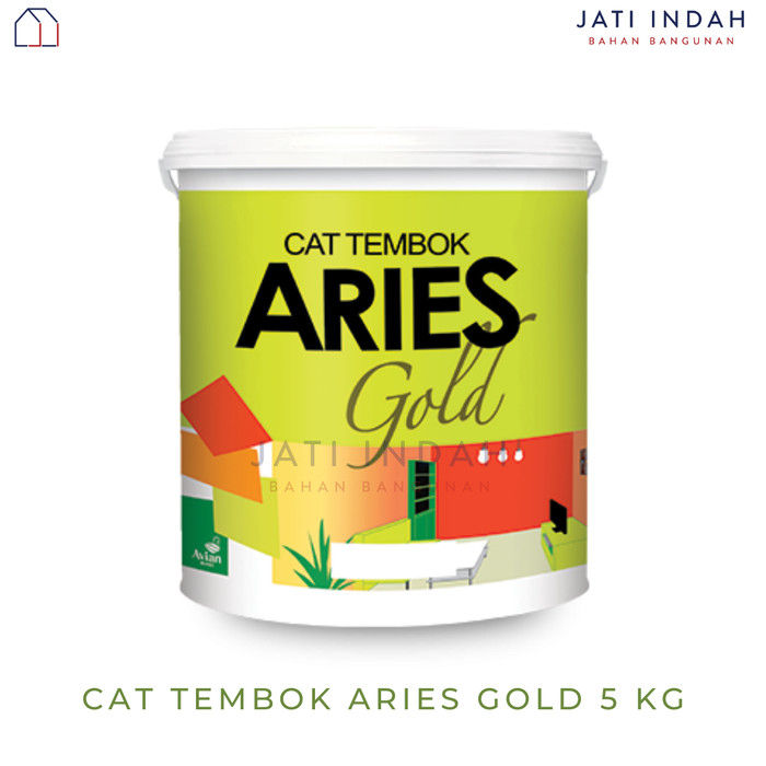 Aries Gold Cat Tembok 5 Kg Galon Cat Dinding Cat Rumah Kamar Lazada Indonesia 0660