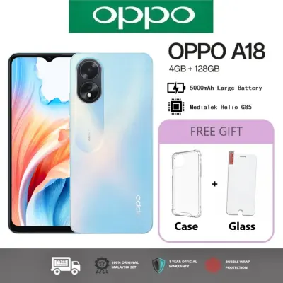 Malaysia Set] Oppo A38 (128GB ROM, 4GB RAM) 1 Year Oppo Malaysia Warranty