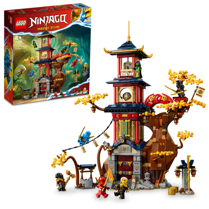 LEGO NINJAGO 71795 Temple of the Dragon Energy Cores (1,029 Pieces)