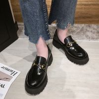 New style single shoes ulzzang Harajuku style platform small leather shoes ins trend