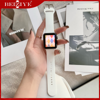 สายนาฬิกาข้อมือซิลิโคน สำหรับ วงกีฬา for apple watch Series 9 8 7 6 5 SE 41mm 45mm 42mm 44mm 38mm 40mm สาย for apple watch ultra / ultra 2 49mm สายนาฬิกาข้อมือสำหรับ Accessories