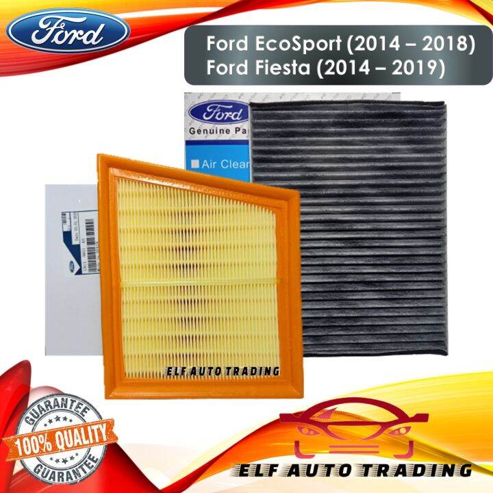 Combo Engine Air Filter and Charcoal Cabin Filter for Ford Ecosport