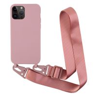 เคสสายคล้องคอสายคล้องคอสไตล์เกาหลีหรูหราสำหรับ iPhone 14 Plus 13 12 Mini 11 Pro Max X XR XS Max SE 2020 7 8 Plus ฝาครอบ TPU แบบนิ่มทำจากซิลิโคน