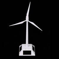 Solar Powered Rotating Base Funny Chilren Kids Adults Reliver Stress Toys Windmills Wind Turbine Simplicity Plastics White Toys