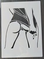 21x29Cm Woman Back View Template DIY Layering Stencils Wall Painting Scrapbook Coloring Embossing Album Decorative Card Templat