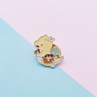 Creative Anime Peripheral Cute Enamel Brooch Animation Animal Dinosaur Turtle Alloy Pins Badge Punk Woman Jewelry Gift