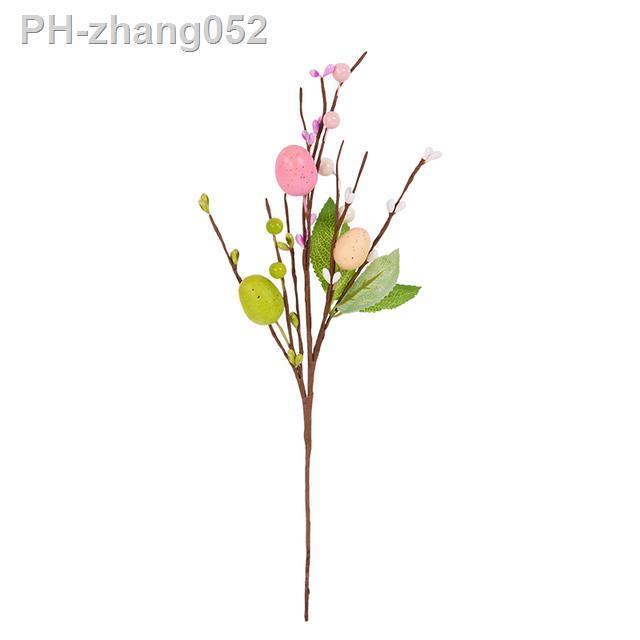 easter-artificial-egg-flower-foam-egg-tree-branch-fake-plant-room-table-ornaments-easter-decoration-2023-home-party-supplies