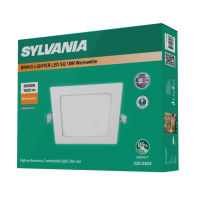 SYLVANIA  ดาวน์ไลท์แบบฝังฝ้า รุ่น BRAVO LIGHTER LED V SQ 18W WW แสงวอร์มไวท์ หน้าเหลี่ยม