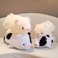 【CW】Kawaii Pig Toy Cute Cow Stuffed Animal Soft Piggy Doll Plush Home Decor Pillow Cushion For Girl Birthday Gift