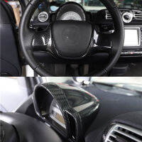 Auto Air outlet Decoration Shell cover 3D Center console Stickers For Smart 451 Fortwo Car Accessories Interior Styling Modified