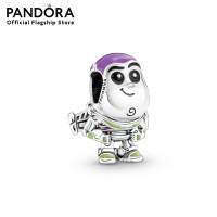 Disney Pixar Buzz Lightyear sterling silver charm with purple, black and green enamel