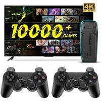 4K HDMI Joypad สำหรับจอสัมผัสหลายภาษา20000 + คอมพิวเตอร์สำหรับเกมส์ควบคุมแบบย้อนยุคเครื่องเล่นวิดีโอเกม9 Emulator เกมแพดควบคุมไร้สาย2.4Ghz