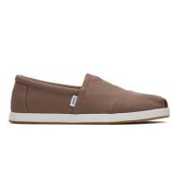 TOMS รองเท้าลำลองผู้ชาย สลิปออน รุ่น ALP FWD Taupe Grey Recycled Cotton Canvas (CB) รองเท้าลิขสิทธิ์แท้