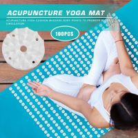 （A New Well Sell ） 100ชิ้น AcupressureMat แหลม PlasticWorkout พิลาทิสเบาะเข็มสำหรับการออกกำลังกายในร่มเครื่องประดับ