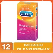 Bao cao su Durex Pleasuremax - BCS Gân gai hộp 12 bao