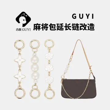 Bag Transformation Bag Pearl Extension Chain Armpit Shoulder Strap  Vegetable Tanned Leather Single-purchase Accessories