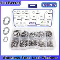 304 Set mesin cuci kunci pegas baja tahan karat M2 5 M3 M4 M5 M6 M8 M10 M12 Cincin segel pengunci Gasket elastis untuk mur dan baut