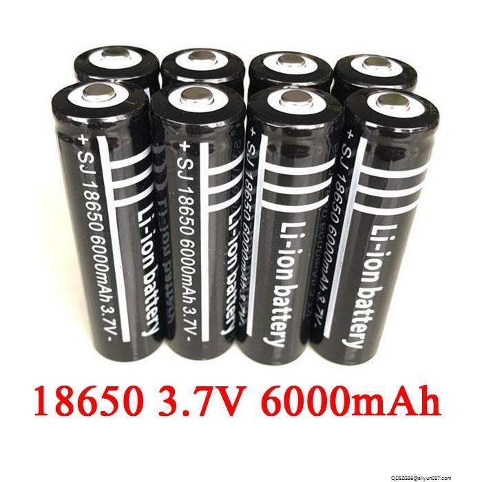 international able small Original 3.7V4.2V 6000mAh 18650 Rechargeable ...
