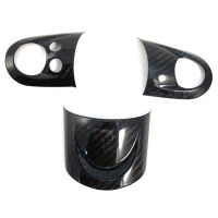 Carbon Steering Wheel Cover Trim Stick Steering Wheel Instrument Panel Cover Moulding for R55 R56 R60 S