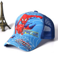 Spidermans ชายหญิงการ์ตูนเบสบอลหมวกฤดูร้อนหมวกเด็กหมวกการ์ตูนกลางแจ้ง Sun Protection Sun หมวกเบสบอล Cap