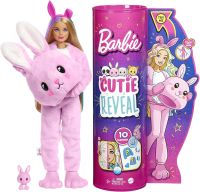 Barbie Cutie Reveal Doll, Bunny Plush Costume, 10 Surprises Including Mini Pet &amp; Color Change รุ่นใหม่  มีชุดแฟนซีในเซต มาพร้อมอปก.เพียบๆ กล่องใหญ่มากนะคะ รุ่นนี้  ของแท้ 100%