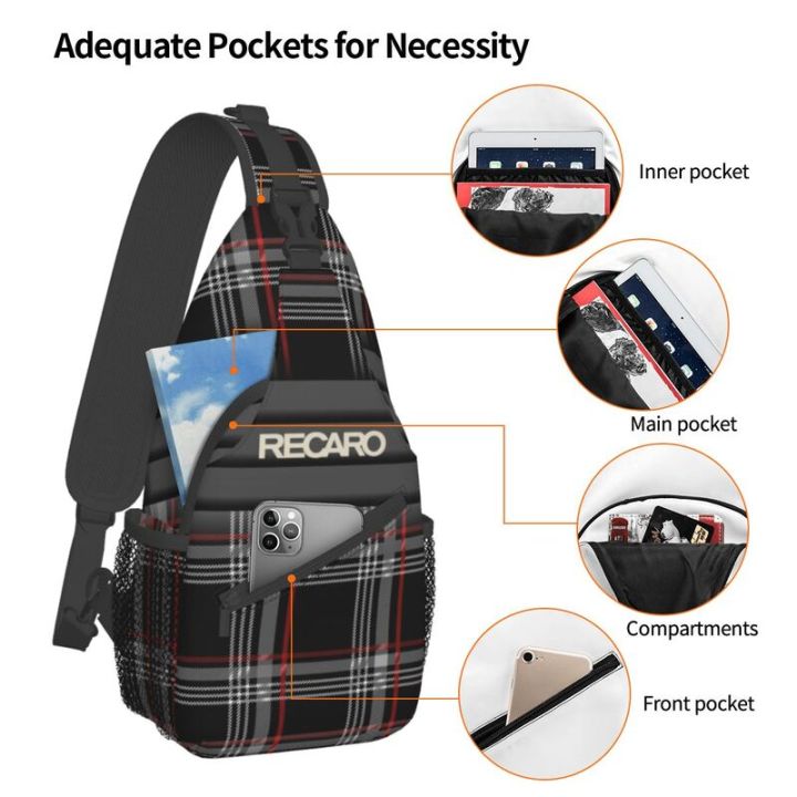 recaros-logo-sling-crossbody-chest-bag-men-casual-shoulder-backpack-for-hiking