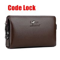 【CW】☽  wallets for men password lock long Wallet Male Handbag Clutch Purse Business Moneybag Anti-theft Large