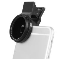 Adjustable 37mm Neutral Density Clip on ND2 ND400 Phone Camera ND Filter Lens for iPhone Huawei Samsung Android Mobile