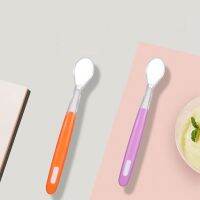 ☋ Children 39;s Products Baby Candy Color Silicone Spoon Newborn Feeding Training Baby Stuff Feeding Soft Spoon Tableware Kitchen