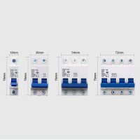 สวิตช์บรรยากาศเปิดโล่งเบรกเกอร์24V 36V 48V 60V 1P 2P 3P 4P 1-125a ควบคุมการก่อสร้าง