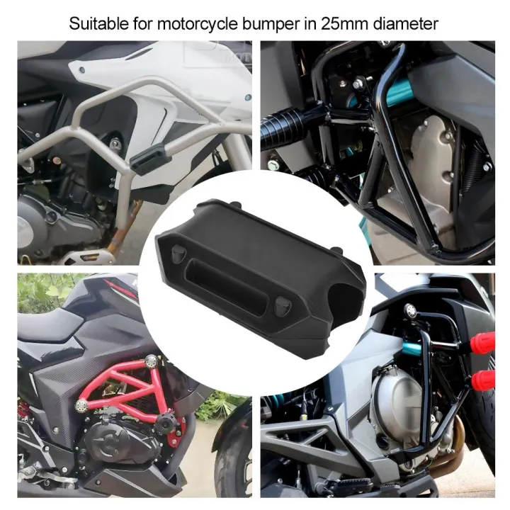 Motorcycle Engine Guard Bumper Protection Decorative Block 25mm Crash