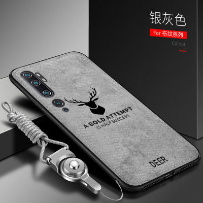 17สำหรับ Xiaomi Mi Note 10 Pro เคสซิลิโคนนิ่มหรูหราแข็งผ้ากวางแมวป้องกันฝาหลังเคสสำหรับ Xiaomi Mi CC9 Pro Cc9pro