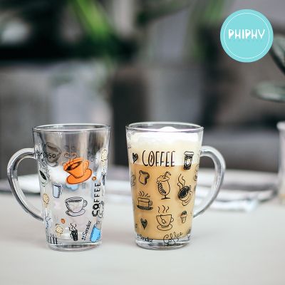 ▩❇∏  [Non-non-Mug] Exported to Graffiti Glass Mug Cup (Two Options)