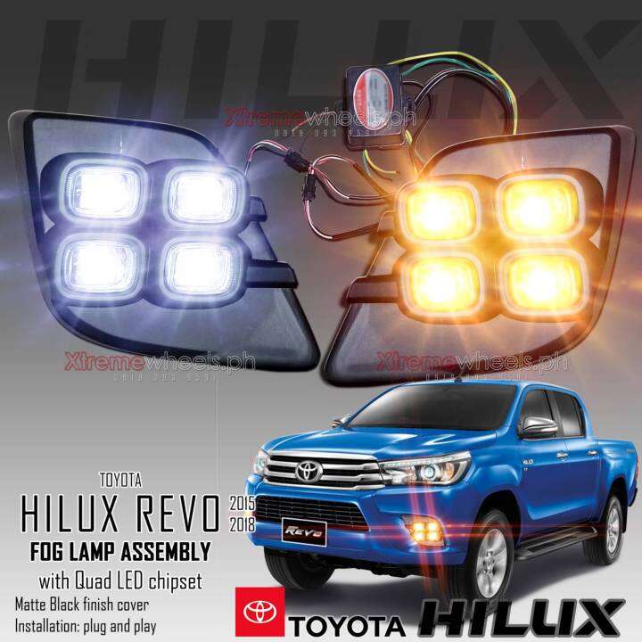 Toyota Toyota Hilux 20162020 Fog Light Assembly 2 FUNCTION DRL LED