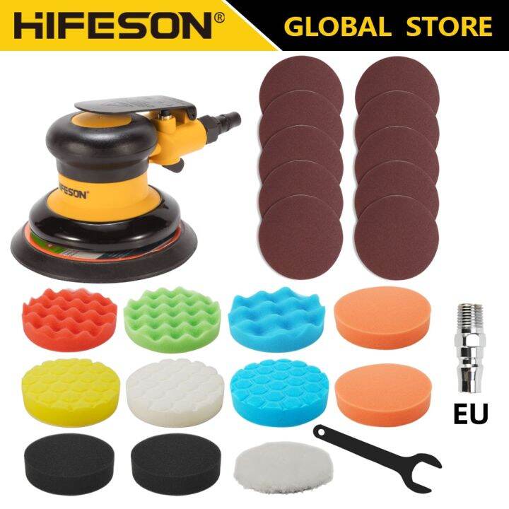 5/6 Inch Pneumatic Air Orbital Sander Polisher Tool Polishing Random