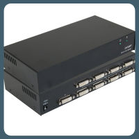 ตัวแบ่ง DVI 8-Port 1X8 DVI 1 In 8 Out สำหรับ PC โปรเจ็คเตอร์แล็ปท็อปได้ถึง1920X1080ที่รองรับ