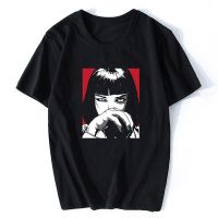 เสื้อยืดผ้าฝ้ายภาพยนตร์ Tshirt Quentin Tarantino นิยายเยื่อกระดาษ Mia Vintage ผู้ชาย/ผู้หญิงเสื้อแฟชั่น Vintage 90S Streetwear Punk Rock Harajuku เสื้อผ้า