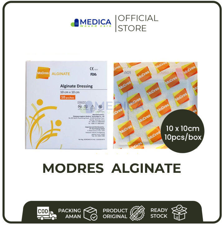 Calsium Alginate Dressing MODRES 10cm x 10cm Pembalut Luka Harga 1 Piece Lazada Indonesia