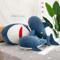 Down Cotton Shark Throw Pillow Plush Toy Big Shark Doll Ragdoll Doll Birthday Gift