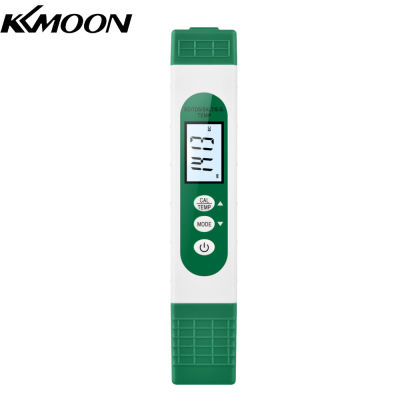 KKmoon 5-In-1มัลติฟังก์ชั่วิเคราะห์คุณภาพน้ำแบบพกพาปากกาประเภท Ec/tds/s.g/salt /Temp ทดสอบน้ำทดสอบจอแอลซีดีดิจิตอลเครื่องตรวจจับคุณภาพน้ำวิเคราะห์เมตรสำหรับบ้านพิพิธภัณฑ์สัตว์น้ำสระว่ายน้ำ