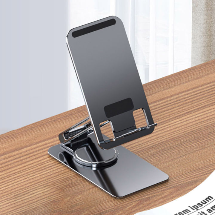 Foldable Mobile Phone Stand Universal Handsfree Smartphone Holder Desk  Bracket Adjustable Aluminium Alloy for Home Office