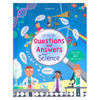 Usborne questions and answers about science interactive book flipping childrens English Encyclopedia of popular science English original imported books