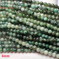 Meihan natural African Emerald 4mm ±0.2 &amp; 4.5-5mm gem stone smooth round beads for jewelry DIY making design