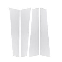 4Pcs Exterior Window B Pillar Bright Strip Stickers for S Class 2021-2023 Center Post Aluminum Trim Panel