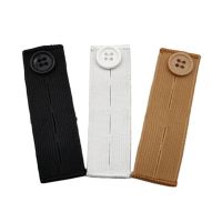 MXGOODS Elastic Waist Band Extender Trousers Extension Buckle Button Extenders Pregnancy Flexible Buckles Pants Jeans Uni WaistbandMulticolor