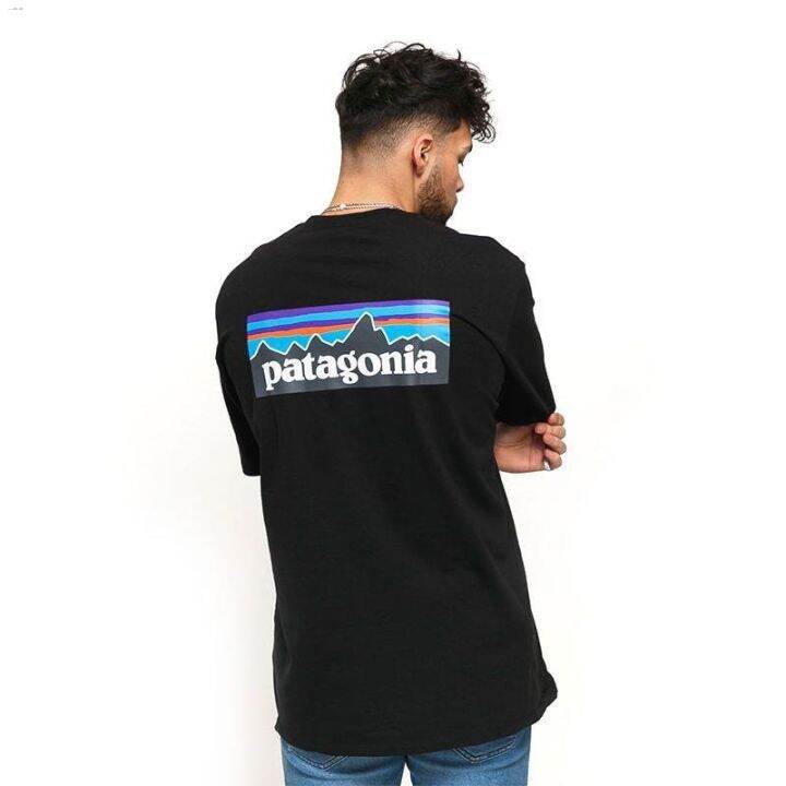 pata-patagonia-เสื้อผ้าฝ้ายแขนสั้นของผู้ชายแบบคลาสสิกในระดับสากล